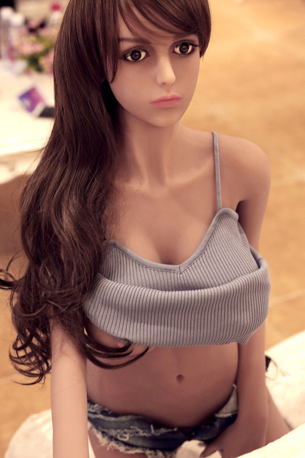 Kingmansion SAMANTHA 158cm F Cup TPE Realistic Warming Adult Sex Doll Toys for Men