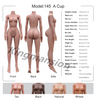 Kingmansion 145cm Lifelike TPE Sex Doll Body With Boobs Ass Steel Skeleton Toys (Only Torso)