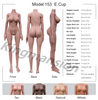 Kingmansion 153cm Lifelike TPE Sex Doll Body With Big Boobs Ass Steel Skeleton Toys (Only Torso)