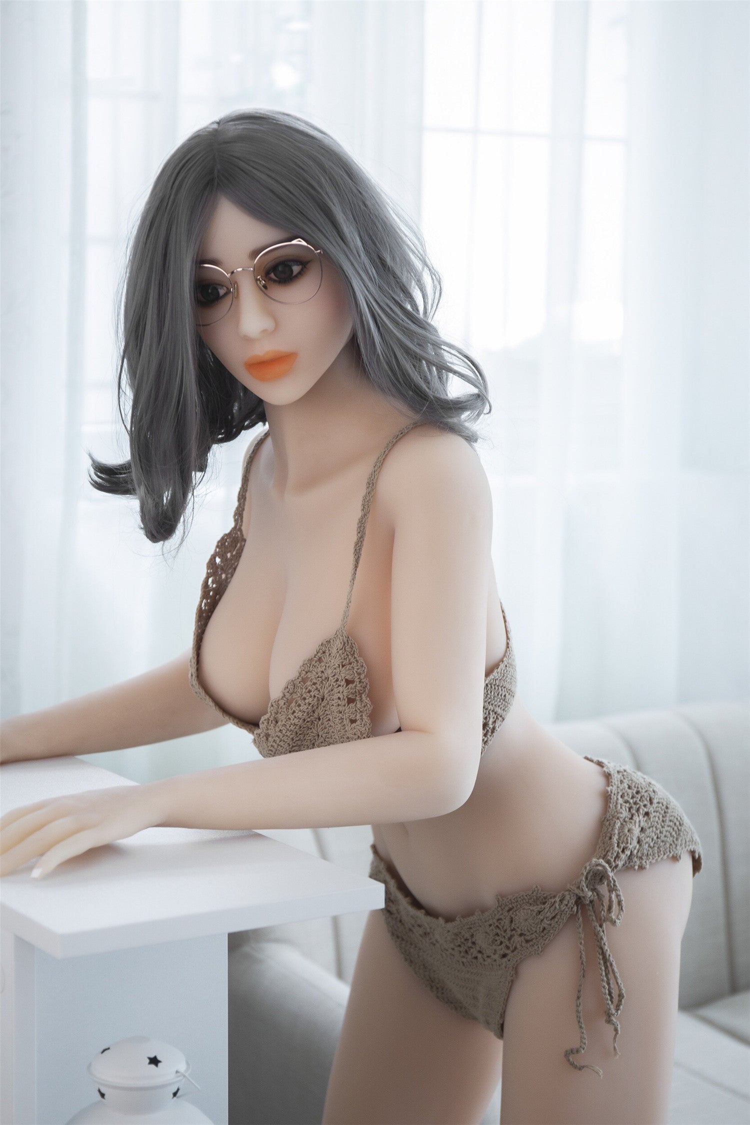 Kingmansion Adrienne 140cm Big Boobs Life Size Sex Love Doll Toys