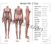 Kingmansion Lifelike TPE Sex Doll Body With Boobs Ass Steel Skeleton Toys (Only Torso)