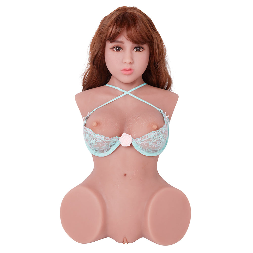 Kingmansion Sex Doll Male Masturbator Lifelike Female Half Torso with Vagina and Anal for Men Sex Pleasure