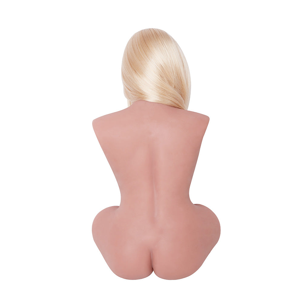 Kingmansion Sex Doll Male Masturbator Lifelike Female Half Torso with Vagina and Anal for Men Sex Pleasure