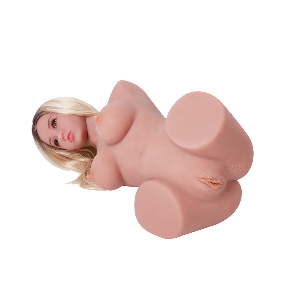 Kingmansion Sex Doll Male Masturbator Lifelike Female Half Torso with Vagina and Anal for Men Sex Pleasure