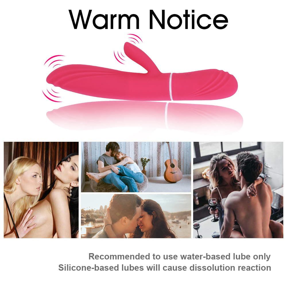 Kingmansion G Spot Vibrator for Vagina Stimulation, Ultra Soft Bendable Rechargeable Dildo Vibrator with StrongVibration Patterns Adult Sex Toys for Women and Couple