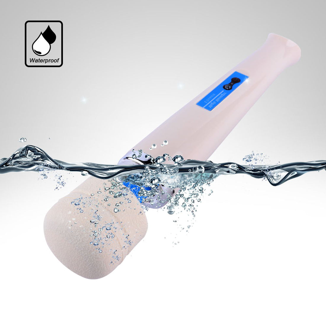 Kingmansion Cordless Personal Vibrator Massager with Powerful Magic Vibrations Rechargeable Handheld Back Massager Wand Massage for Deep Muscles Pain Relief