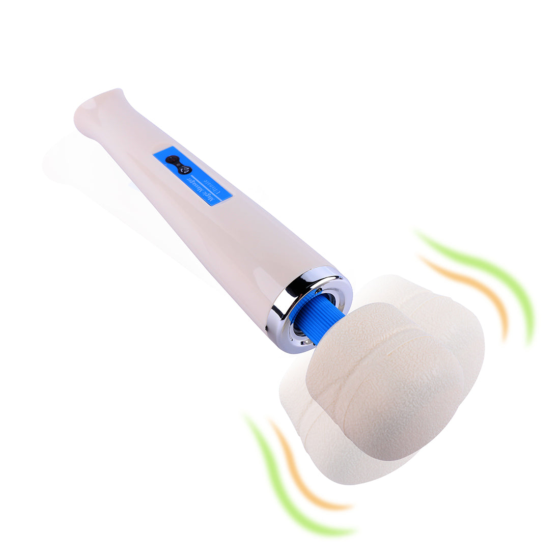 Kingmansion Cordless Personal Vibrator Massager with Powerful Magic Vibrations Rechargeable Handheld Back Massager Wand Massage for Deep Muscles Pain Relief