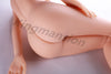 Kingmansion 145cm Lifelike TPE Sex Doll Body With Boobs Ass Steel Skeleton Toys (Only Torso)