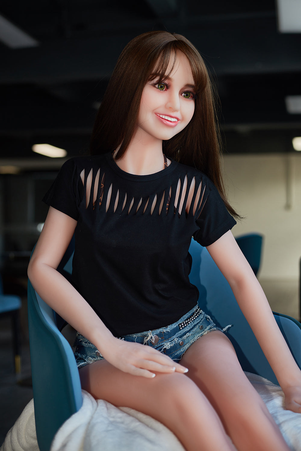 Kingmansion Melissa 158cm C Cup Lifelike Real Full Size Sexy Female TPE Sex Dolls Toys for Men