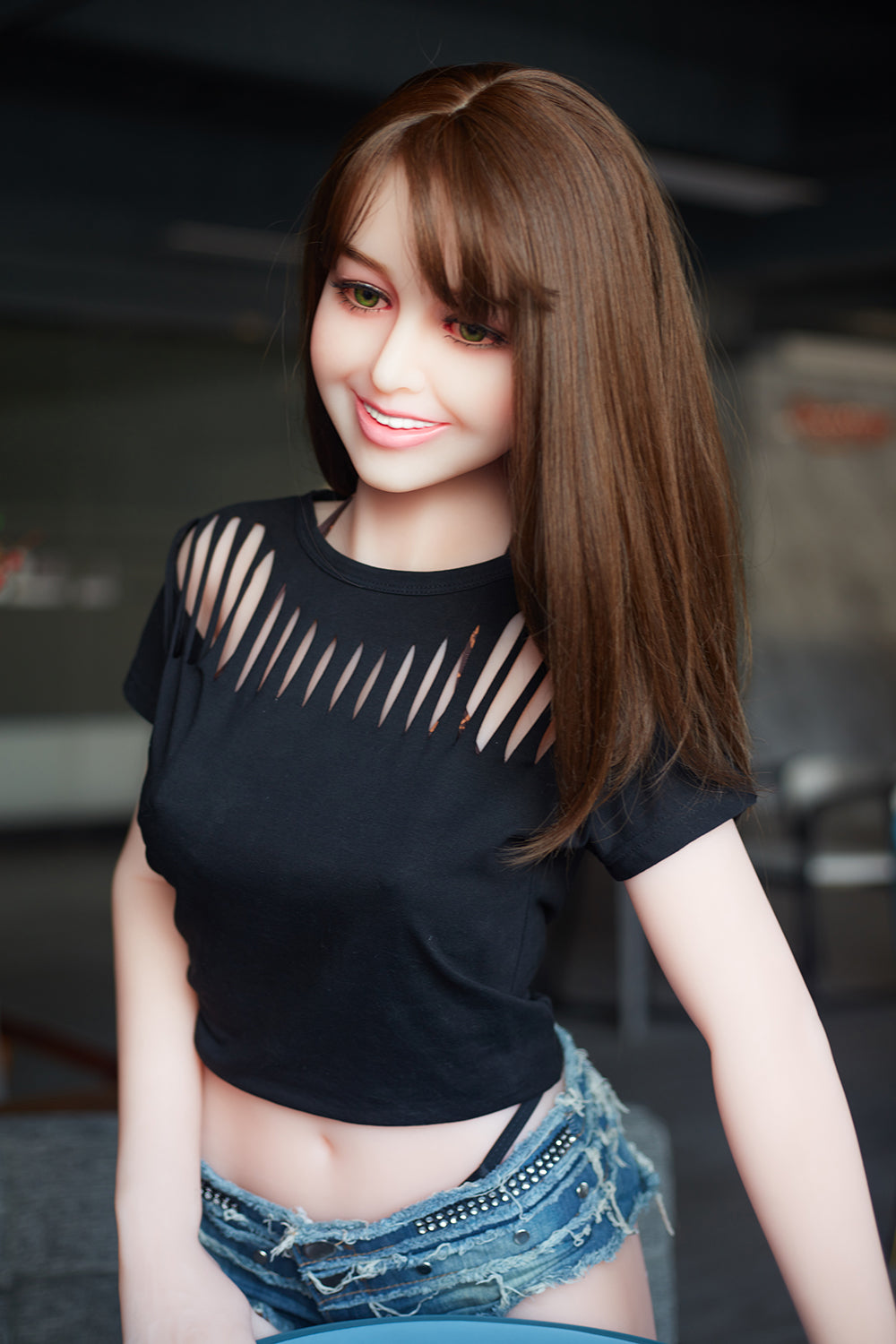 Kingmansion Melissa 158cm C Cup Lifelike Real Full Size Sexy Female TPE Sex Dolls Toys for Men