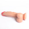 KingMansion Realistic Dildo PVC Suction Cup Dildo 10 Inch Penis With Strong Suction Cup for Sex（Twitter dedicated link）