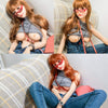Kingmansion Geneva 158cm C Cup Hot TPE Real Feel Sex Doll for Men with Face