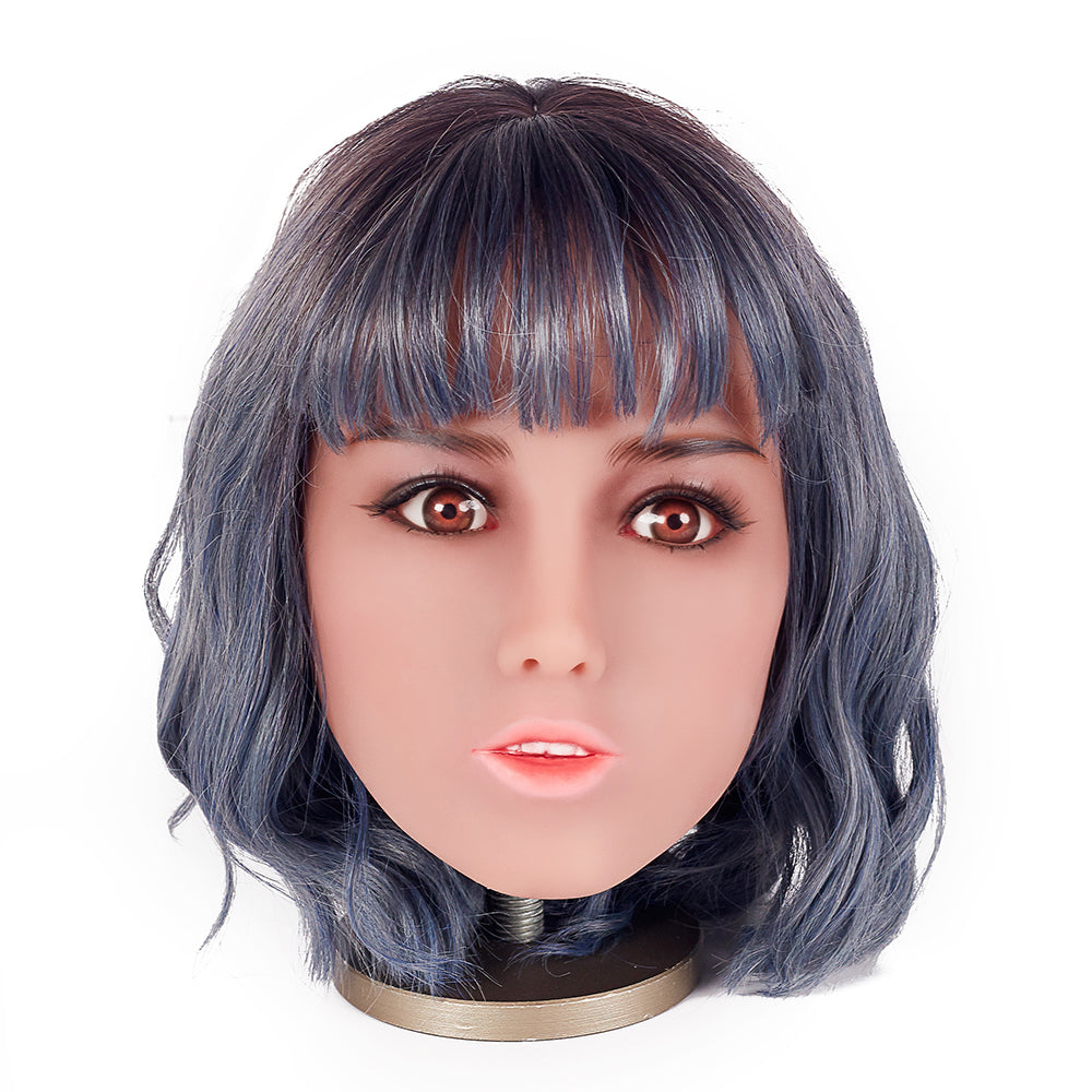 Kingmansion TPE Oral Sex Doll Head for Men Masturbator Body Men Sex Toy for Adult Love Dolls 91# Tan Skin
