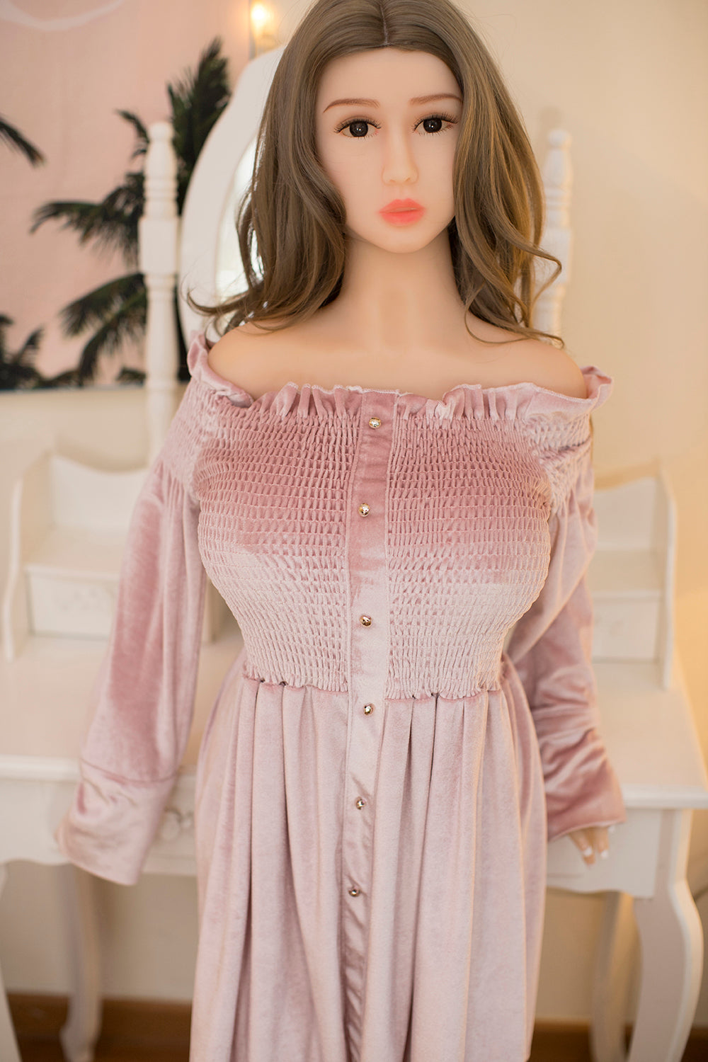 Kingmanison Demi 140cm F Cup Oral Realistic TPE Big Boobs Love Sex Doll for Men
