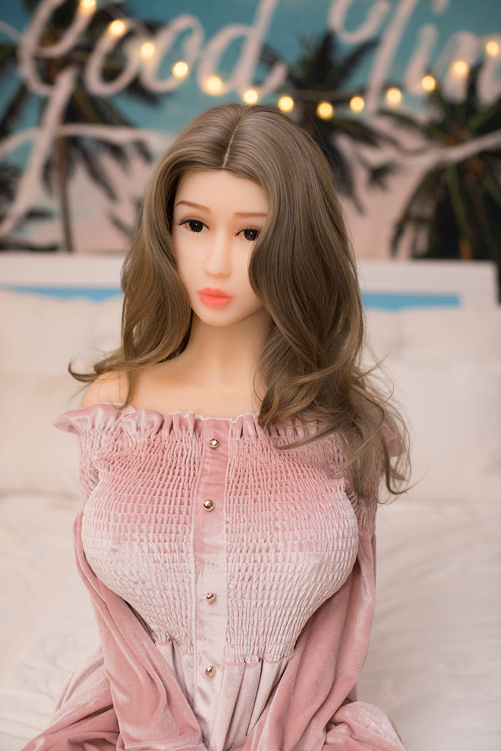 Kingmanison Demi 140cm F Cup Oral Realistic TPE Big Boobs Love Sex Doll for Men
