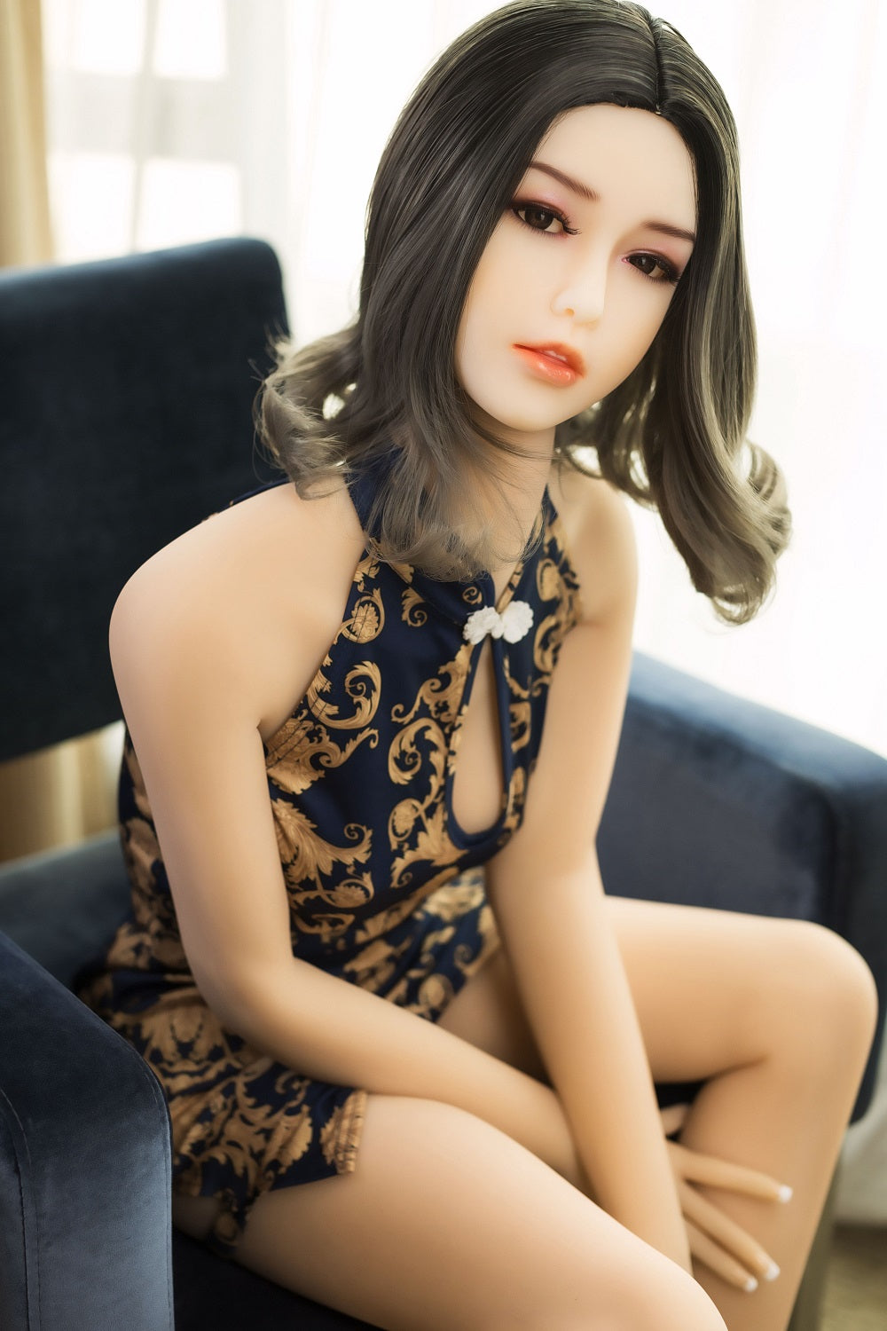 Kingmansion Zora 160cm Realistic Small Breast Asian TPE Petite Sex Dolls for Men